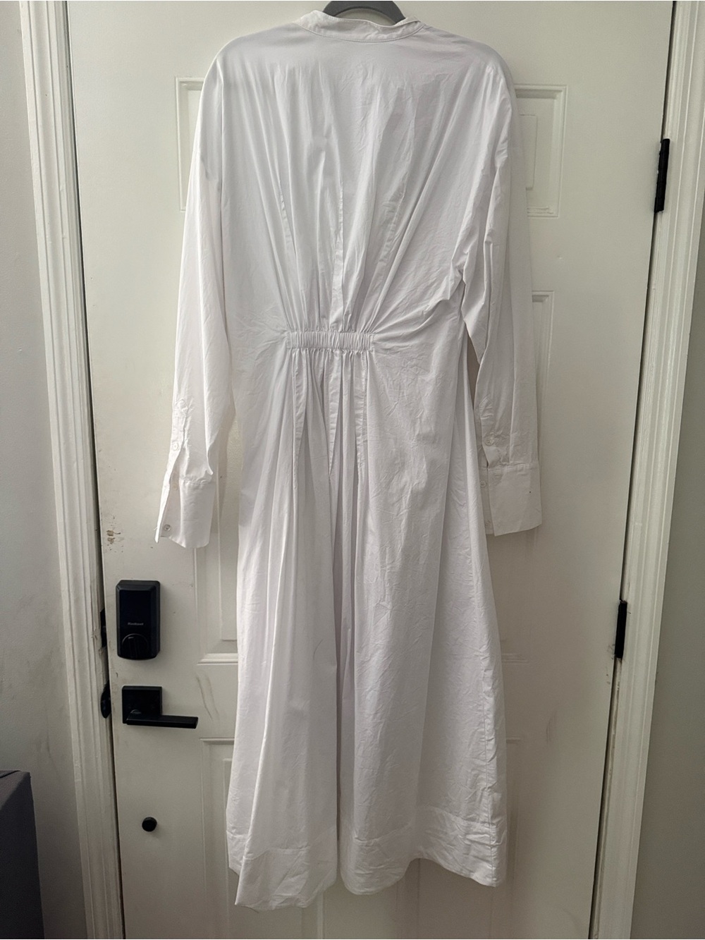 STAUD Lorenza Midi Dress White XL - Picture 9 of 9